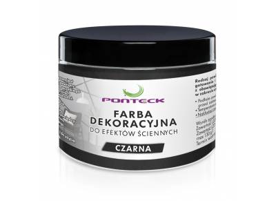 Farba dekoracyjna czarna do efektu fug w betonie